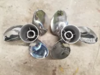 763962 BRP Evinrude Polished Stainless Steel TBX Propeller (15 x 15) RH