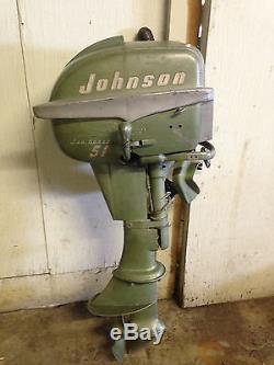 Johnson 5.5 HP 1954-modell CD-10 CD-11