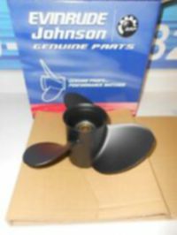 778608 Evinrude Johnson OMC BRP Elice din aluminiu (11-1 / 2 x 12) Eșapament prin hub, 13 Spline, 3-1 / 4 "Cutie de viteze, 3-lame