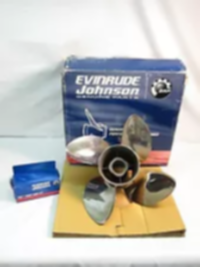 763942 Evinrude Cyclone TBX Stainless Steel 4-Blade Propeller (14-1 / 8 x 19) RH
