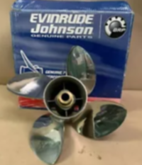 763944 Evinrude Cyklon TBX Rostfritt stål propeller (4 x 14) RH