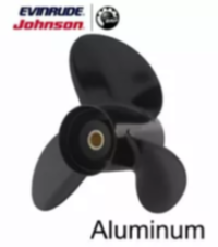 778705 Evinrude Johnson BRP Aluminium Propeller (10-1 / 4 x 13) Thru Hub Waste 10 Răng Spline, 3-Blade