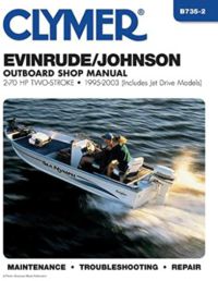 Hướng dẫn sử dụng Clymer - Evinrude / Johnson Outboard Shop: 2-70 HP Two-Stroke 1995-2007 (Bao gồm các mẫu Jet Drive)