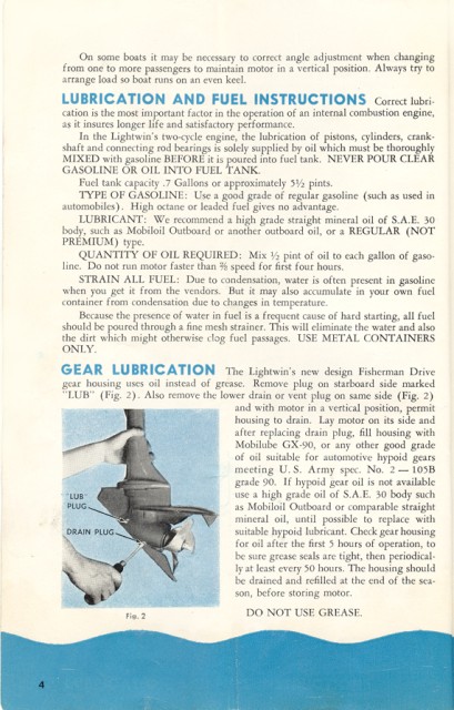 Evinrude 3012 Sealbhadairean Manual Page 4