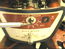 Johnson Seahorse 5.5 Keluarkan Kawalan Carburetor Knobs