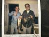 Seanair Irvin agus athair Pete Travis ag iasgach Spurgeon Indiana 1980n